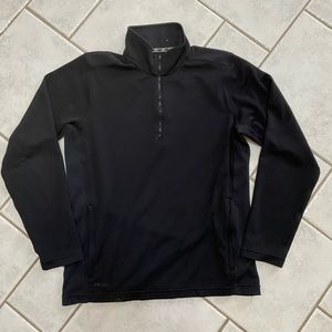 Nike dri-fit black quarter zip